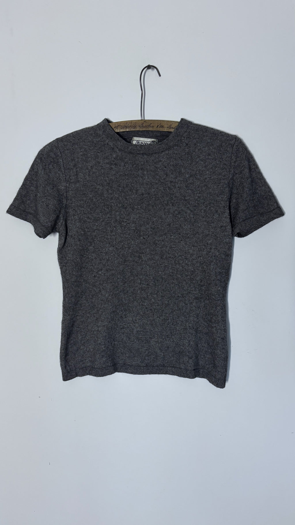 Sweter t-shirt | SAVANNAH | Jedwab & Kaszmir | M